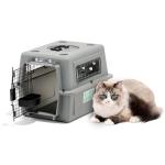 Petmate Sky Kennel For Air and Travel Airline Compliant Dog Crate for Smaller Dog Breeds or Pets up to 15 lbs, Heavy Duty Dog Kennel, Made in the USA- 21" L