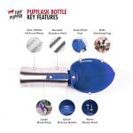 PupFlask Large Dog Water Bottle | 27 or 40 OZ Stainless Steel | Convenient Dog Drink Dispenser | Puppy Travel Water Bowl | Portable Pet Hydration Bottle | Leak Proof | Perfect Size For All Breeds