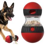 Interactive Dog Puzzle Toy - Mental Stimulation Rolling Treat Dispenser Ball & Slow Feeder Bowl Combo Set | Keeps Your Beloved Dog Focused & Busy | Extra Large Adjustable Treat Dispenser