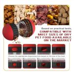 Interactive Dog Puzzle Toy - Mental Stimulation Rolling Treat Dispenser Ball & Slow Feeder Bowl Combo Set | Keeps Your Beloved Dog Focused & Busy | Extra Large Adjustable Treat Dispenser