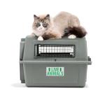 Petmate Sky Kennel For Air and Travel Airline Compliant Dog Crate for Smaller Dog Breeds or Pets up to 15 lbs, Heavy Duty Dog Kennel, Made in the USA- 21" L