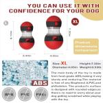 Interactive Dog Puzzle Toy - Mental Stimulation Rolling Treat Dispenser Ball & Slow Feeder Bowl Combo Set | Keeps Your Beloved Dog Focused & Busy | Extra Large Adjustable Treat Dispenser