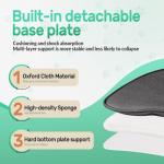 YUDODO Dog Front Backpack Carrier 5-15 lbs, Soft Breathable Pet Front Facing Carrier with Adjustable Straps, Multi-Pocket Design, for Small Dogs & Cats (with Detachable Sling Pouch - Black)