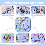 Dog Puzzle Toys for Smart Dogs, Cognitive Dog Toys & Interactive Enrichment Puzzle Feeder, Squeaky Treat Dispenser for Mental Stimulation & IQ Training to Keep Them Busy, for Small Medium Dogs