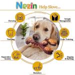 NEZIN Dog Chew Toys, Indestructible Dog Toys for Aggressive Chewers, Tough Dog Toys, Durable Dog Chew Toys for Large Medium Breed, Interactive Dog Toys with Real Beef Flavor (Lobster)