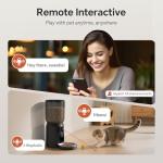 Centvicam Automatic Cat Feeder with Movable Camera: 5G WiFi Automatic Dog Feeder with Laser Pointer,Cat Food Dispenser with Night Vision for Multiple Pet, Detachable for Easy Clean -24 Cup -6L Storage