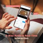 Automatic Cat Feeder with Camera - 5G WiFi Cat Food Dispenser with Night Vision, 7L Dog Feeder Automatic, 1-15 Meals, 1-99 Portions, 2-Way Audio, Jam Free, 10s Voice Recording, Timed Auto Pet Feeder