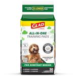 Glad for Pets Black Charcoal Puppy Pads - Super Absorbent Disposable Dog Pee Pads, Potty Training Pads, and Pet Supplies - Dog Pee Pads for Crate Training and Indoor Use 23" x 23" - 50 Count