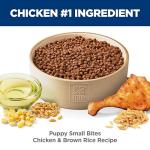 Hill's Science Diet Puppy Small Bites Dry Dog Food, Chicken & Brown Rice, 4.5 lb. Bag