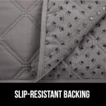 GORILLA GRIP® Waterproof Dog Blanket, 82x52, Leakproof Couch Cover for Dogs, Silicone Grip Backing, Protects Sofa, Sectional, Bed, Crate, Car & RV, Tear-Resistant Washable Senior Pet Blanket, Charcoal