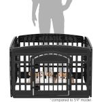 IRIS USA 24" Indoor Dog Playpen with Door