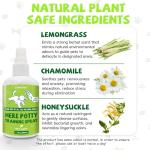 Clawzbey Dog Potty Training Spray Set, No-Go Spray & Here Potty Training Spray, Puppy Essentials, Stops Urination & Marking, Indoor and Outdoor Use (1.7 fl oz, 2 Pack)