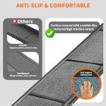 Dog Ramp for Large Dogs, Extra Long 71" & 17.3" Wide Folding Dog Ramp for High SUV & Truck, Portable Non-Slip Pet Ramp for Car, Supports 250 lbs