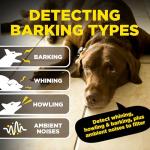 Dogtra Smart NOBARK Detects Whining and Barking, 33 ft Range App for Notifications, E-Collar, Behavior Report, Waterproof IPX9K, Compact Size for 10 lb Dogs, Triple Detection Accuracy