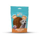 Meow Woof Freeze Dried Chicken Liver Dog Treats, Single Ingredient, High Protein Natural Dog Treats, Grain Free Training Treats for Dogs & Puppies, Freeze Dried Liver Treats, 113g
