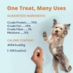 Meow Woof Freeze Dried Chicken Liver Dog Treats, Single Ingredient, High Protein Natural Dog Treats, Grain Free Training Treats for Dogs & Puppies, Freeze Dried Liver Treats, 113g