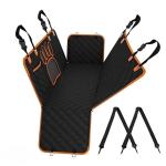 Cudloo Dog Car Seat Cover for Pets | 100% Waterproof Seat Cover | Anti Tear | Dog and Cat Hammock | 600D Heavy Duty | Scratch Proof | Nonslip | Pet Seat Covers for Cars, Trucks and SUVs