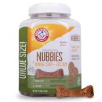 Arm & Hammer for Pets Nubbies Dental Treats Value Size - Baking Soda & Calcium Dog Dental Chews, Helps Scrub Plaque & Tartar While Chewing, Chicken Flavor, 139 Count, 52.8 Oz