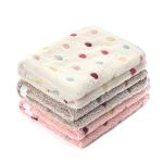 Super Soft Dot Pattern Pet Blanket for Dogs