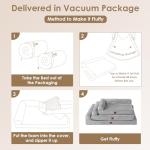 Memory Foam Dog Bed for Medium Dogs, Waterproof