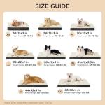 Large Comfy Orthopedic Dog Bed with Washable Cover