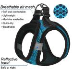 Blue Step-In Dog Harness for Small to Medium Breeds