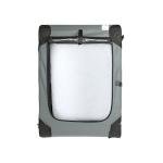 Portable Soft-Sided Dog Travel Crate - Grey