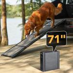 PetThem 71" Folding Dog Car Ramp for Large Dogs