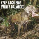 OneTigris Tactical Dog Backpack for Medium & Large Dogs