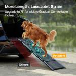 PetThem 71" Folding Dog Car Ramp for Large Dogs