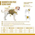 OneTigris Tactical Dog Backpack for Medium & Large Dogs