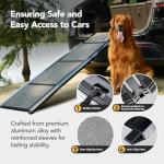 PetThem 71" Folding Dog Car Ramp for Large Dogs