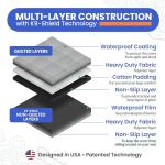 Waterproof Back Seat Dog Cover – Heavy-Duty Non-Slip