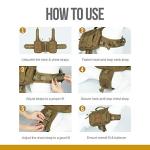 OneTigris Tactical Dog Backpack for Medium & Large Dogs