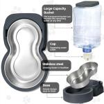 Automatic Pet Feeder and Water Dispenser for Dogs