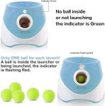 Automatic Dog Ball Launcher with 15 Mini Tennis Balls