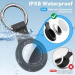 Waterproof AirTag Keychain Holder - 4 Pack
