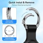 Waterproof AirTag Keychain Holder - 4 Pack