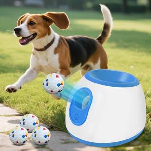 Deeteck Automatic Dog Ball Launcher with 3 Distances
