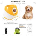 Automatic Ball Launcher for Small Dogs with 15 Balls