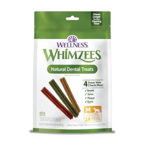 Whimzees Dental Treats for Dogs, Medium Stix