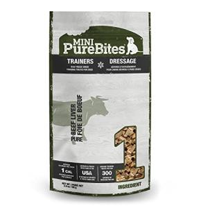 PureBites Mini Beef Freeze-Dried Dog Treats, 3oz