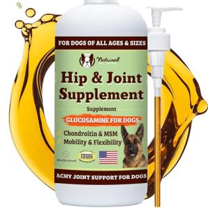Natural Dog Liquid Glucosamine for Hip & Joints