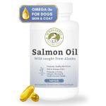 Wild Alaskan Salmon Oil for Dogs - 100 Soft Gels