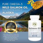 Wild Alaskan Salmon Oil for Dogs - 100 Soft Gels
