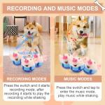 Interactive Jumping Squeaky Dog Toy with Music
