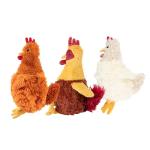 Interactive Squeaky Chew Toy for Dogs - Crinkle Chicken