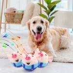 Interactive Jumping Squeaky Dog Toy with Music