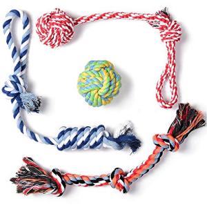Fida 4-Pack Cotton Rope Toys for Dogs