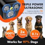 Ultrasonic Dog Bark Control Device with 6 Modes
